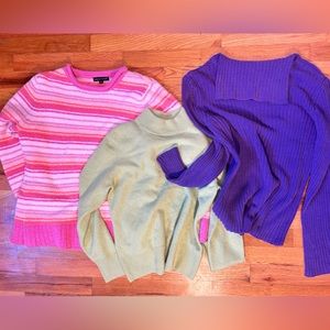 Pack of three Vintage Thrifted Sweaters
